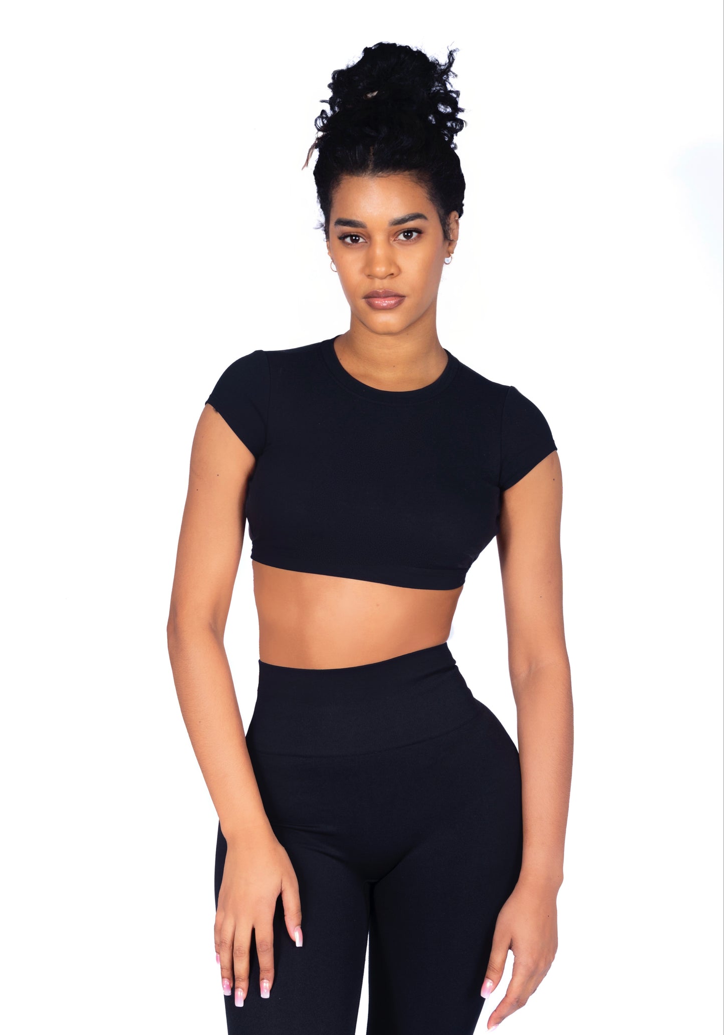 Braless Open Back Crop Top