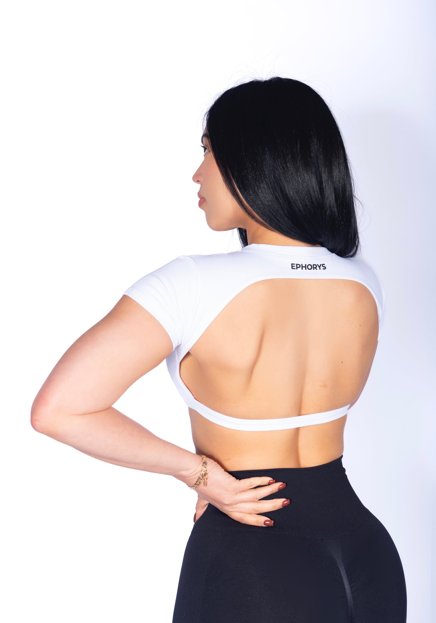 Braless Open Back Crop Top